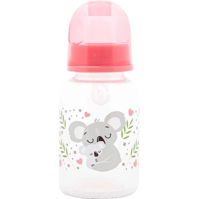 Lorelli Бебешко шише Lorelli Baby Care - Simple, 125 ml, Shell Pink (10200120006)