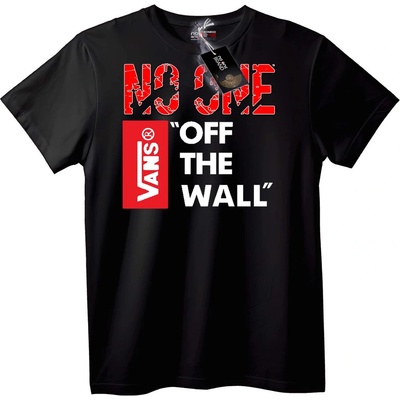 NOONEBRAND Тениска Vans No One Off The Wall - 3XL, Black