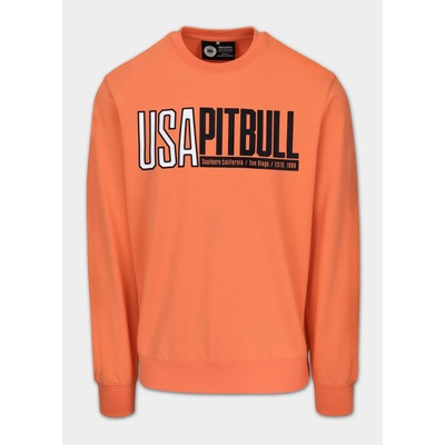 PitBull West Coast mikina USA oranžová