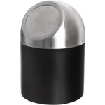 Orion Черно кошче за боклук от неръждаема стомана 1, 2 l BLACK - Orion (731724)