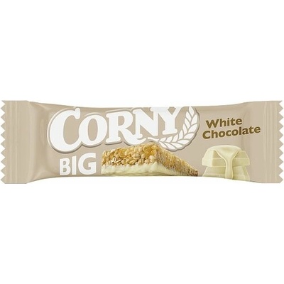 Corny Big Cereální tyčinka polomáčená v bílé čokoládě 40 g