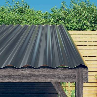 VidaXL Střešní panely 80 x 36 cm pozinkovaná ocel antracit 36 ks
