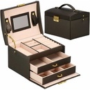 Springos šperkovnice Savage černá