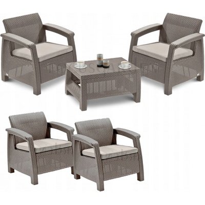 Keter Corfu Weekend set cappuccino