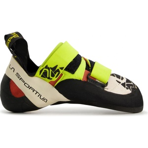 La Sportiva Дамски обувки с велкро La Sportiva Women's Otaki Climbing shoes - Sulphur / Coral - размер 34, 5 (EU) (301-0334-0116)