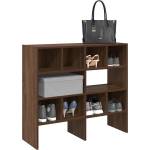 vidaXL Поставки за обувки, 2 бр, стифируеми, кафяв дъб, 89, 5x30x40 см (858852)