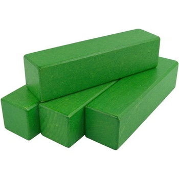 DrKO dřevěný hranol 16 x 4 x 4 cm 1ks zelená