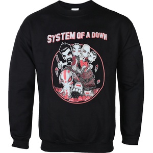 ROCK OFF мъжки суичър System Of A Down - Mushroom People - ROCK OFF - SOADSWT22MB