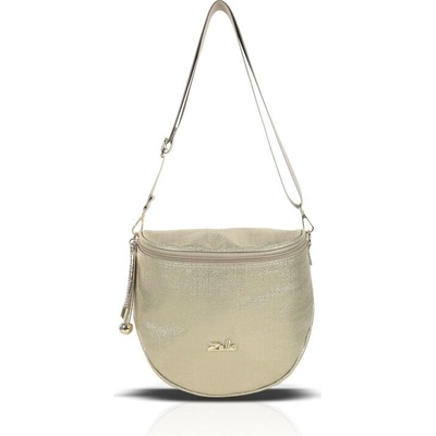 Zellia dámska crossbody kabelka Zlb12 zlatej farby 25 x 23 x 11 cm