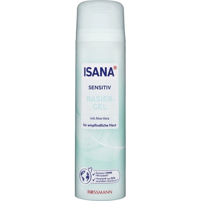Isana Sensitive gel na holení 200 ml – Zboží Dáma