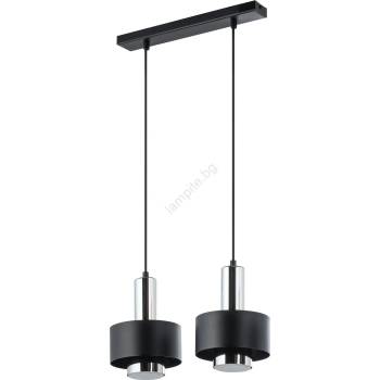 Sigma Пендел RIF LUX 2xGX53/12W/230V черен/лъскав хром (SI0361)