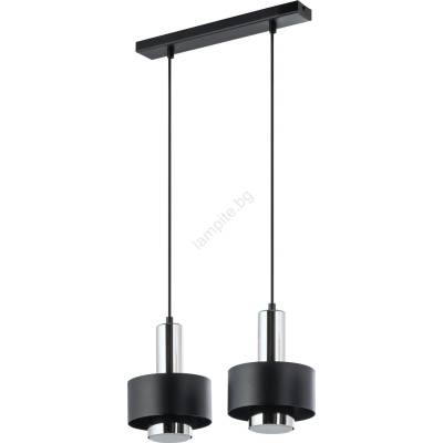 Sigma Пендел RIF LUX 2xGX53/12W/230V черен/лъскав хром (SI0361)