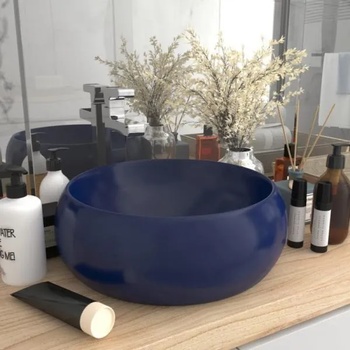 Image 1 of vidaXL 40x15 cm matt dark blue (147001)