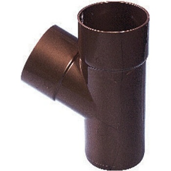 Rinnex Odbočka pre odkvapový zvod 80/80 mm 67° plastová RAL 8017 hnedá