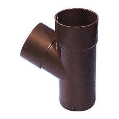 Rinnex Odbočka pre odkvapový zvod 80/80 mm 67° plastová RAL 8017 hnedá