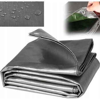 Bradas Zakrývacia plachta 120 g / m2 strieborná 4 x 6 m