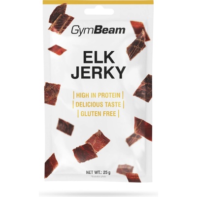 GymBeam Сушено месо Elk Jerky 25 g