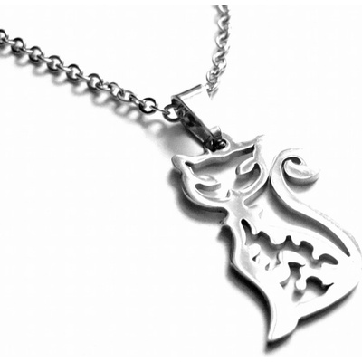 Steel Jewelry Náhrdelník kočka z chirurgické oceli NH1601307