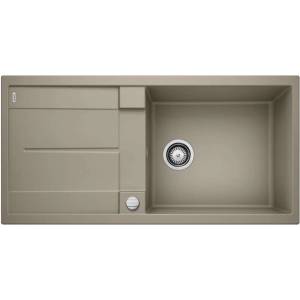 BLANCO Metra XL 6 - Мивка от Silgranit, 100x50 см, с регулиране на оттока, цвят „Тартуфо 517360 (517360) Мивка за вграждане