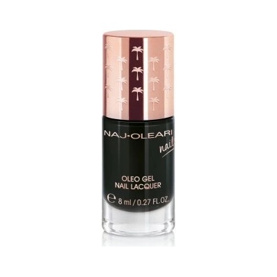 Naj Oleari Oleo gel Nail Lacquer lak na nehty s gelovým efektem 26 black 8 ml