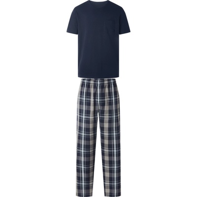 esmara Men pánské pyžamo navy modrá / kostkovaná – Zboží Dáma