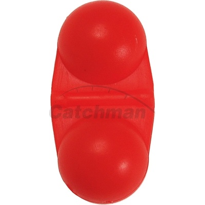 ICE fish Zvuková chrastítka C červená