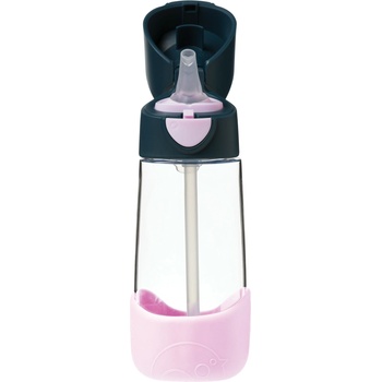 b.box Бутилка със сламка b. box - Tritan, Indigo rose, 450 ml (BX445)