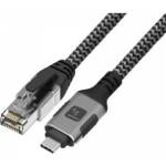 Techly USB-C to Gigabit Ethernet RJ45 Cable 1m