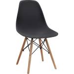 TopMebel Трапезен стол Nova TopMebel в черен цвят 46x51x80cm