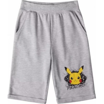 oficiální licence Bermudy Pokémon s Pikachu šedá