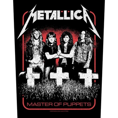 Nažehlovačka Metallica - Master Of Puppets Band