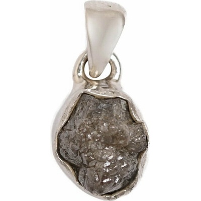 Nefertitis Diamant přírodní surový přívěsek stříbro P291 NF62692