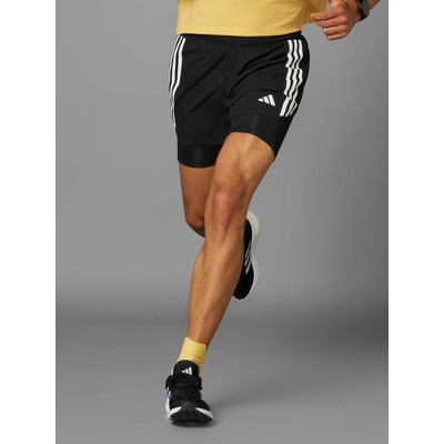 ADIDAS Къси панталони Own the Run 3 Stripes 2in1 Short