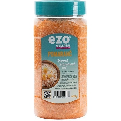 Ezo Wellness kúpeľová soľ Pomaranč 1200 g