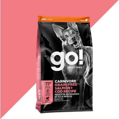 Go! solutions GO! CARNIVORE Grain Free Суха храна за кучета - сьомга+треска