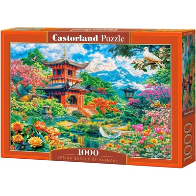 Castorland Пъзел Castorland от 1000 части - Пролетна градина на хармонията (С-105533-2)