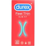 Durex Feel Thin Slim - тънки презервативи с естествено усещане (10 броя) - lovesexshop