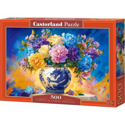 CASTORLAND Květiny v čínském porcelánu 500 dielov