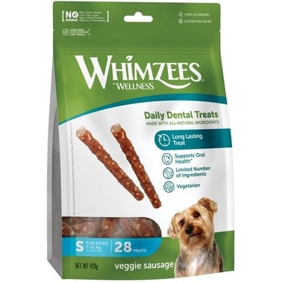 Whimzees Stand Up Veggie Klobása S 12 cm/15 g 24 ks