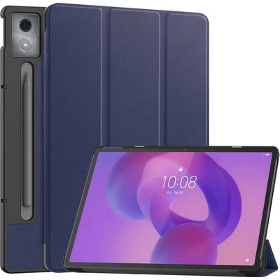 Vsetkonamobil 105037 LEATHER Zaklápací kryt pre Lenovo Idea Tab Pro tmavomodrý