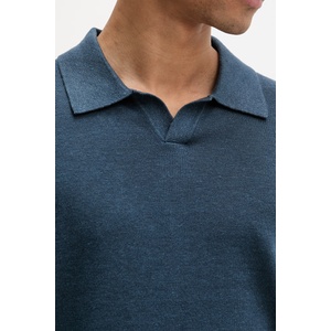 Calvin Klein тениска тип пулове с яка мъжка с добавен лен (LV04LF313G) - answear - 144,71 лв