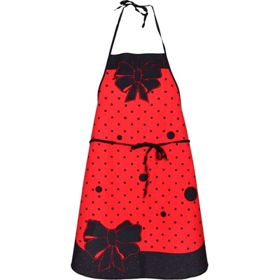 Forbyt Zástěra kuchyňská Madam červená