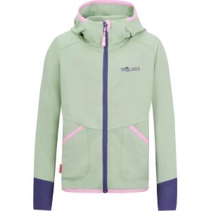 TROLLKIDS Детско поларено яке Trollkids Girl's Saltfjord Jacket Training jacket - Pistachio Green / Wild Rose / Violet Blue - размер 122 (EU) (704-3537-0421)