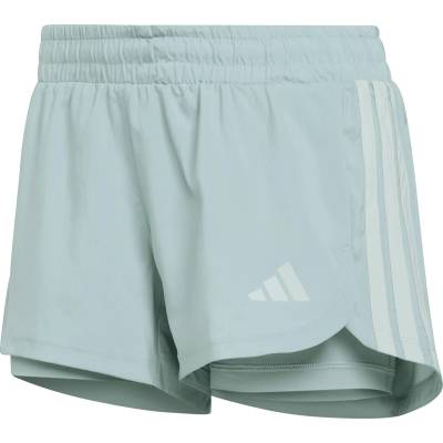 adidas Дамски къси панталони adidas Women's Pacer 2in1 Shorts - Wonder Sage - размер XL (112-4474-0214)
