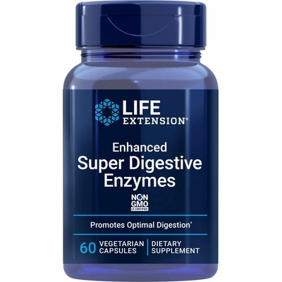 Life Extension Enhanced Super Digestive Enzymes Trávicí enzymy 60 rostlinných kapslí