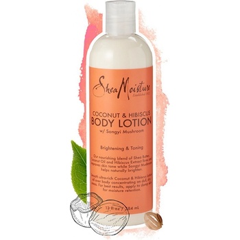 Shea Moisture Coconut & Hibiscus Curl & Shine Shampoopro podporu vln a lesku 384 ml