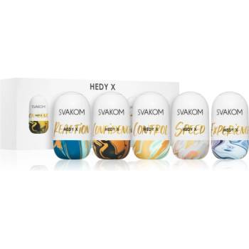 SVAKOM Hedy X Mixed Textures комплект мастурбатори 5 бр