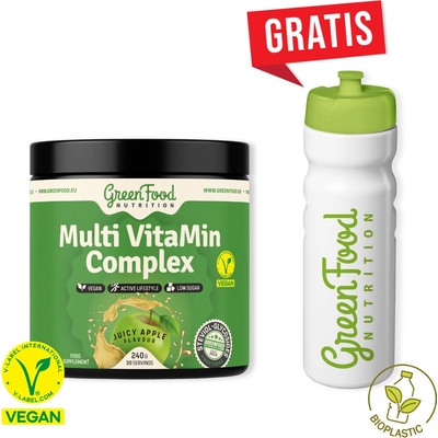 GreenFood Nutrition Multi VitaMin complex jablkový juice 240 g