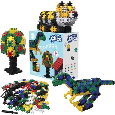 Clics Toys Ekologická stavebnica Nano Kreatívny staviteľ 500 ks