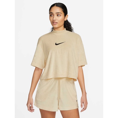 NIKE Тениска w nsw mock ss trry ms